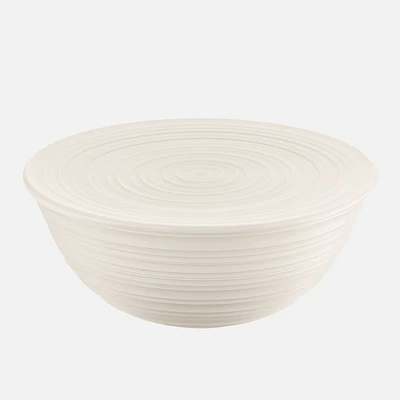 Grand bol avec couvercle « Tierra » par Guzzini - Blanc 30cm