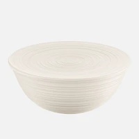 Grand bol avec couvercle « Tierra » par Guzzini - Blanc 30cm