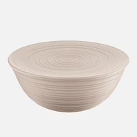 Tierra Bowl With Lid, XL - Taupe