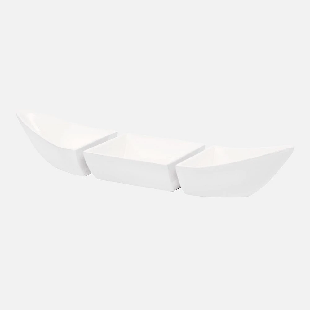 Canoe 3-piece Serving Dish Set