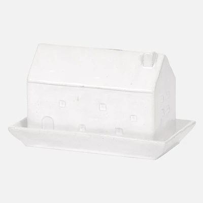 House-shaped Ceramic Butter Dish