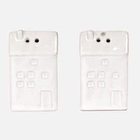 House-shaped Ceramic Salt & Pepper Shaker Set