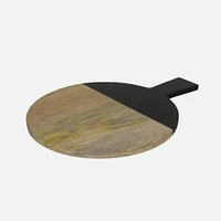 Black Dip Round Tray