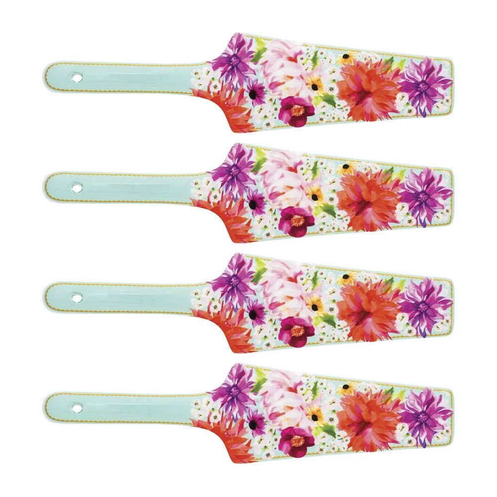 Set of 4 Dahlia Sky Cake Servers by Maxwell & Williams