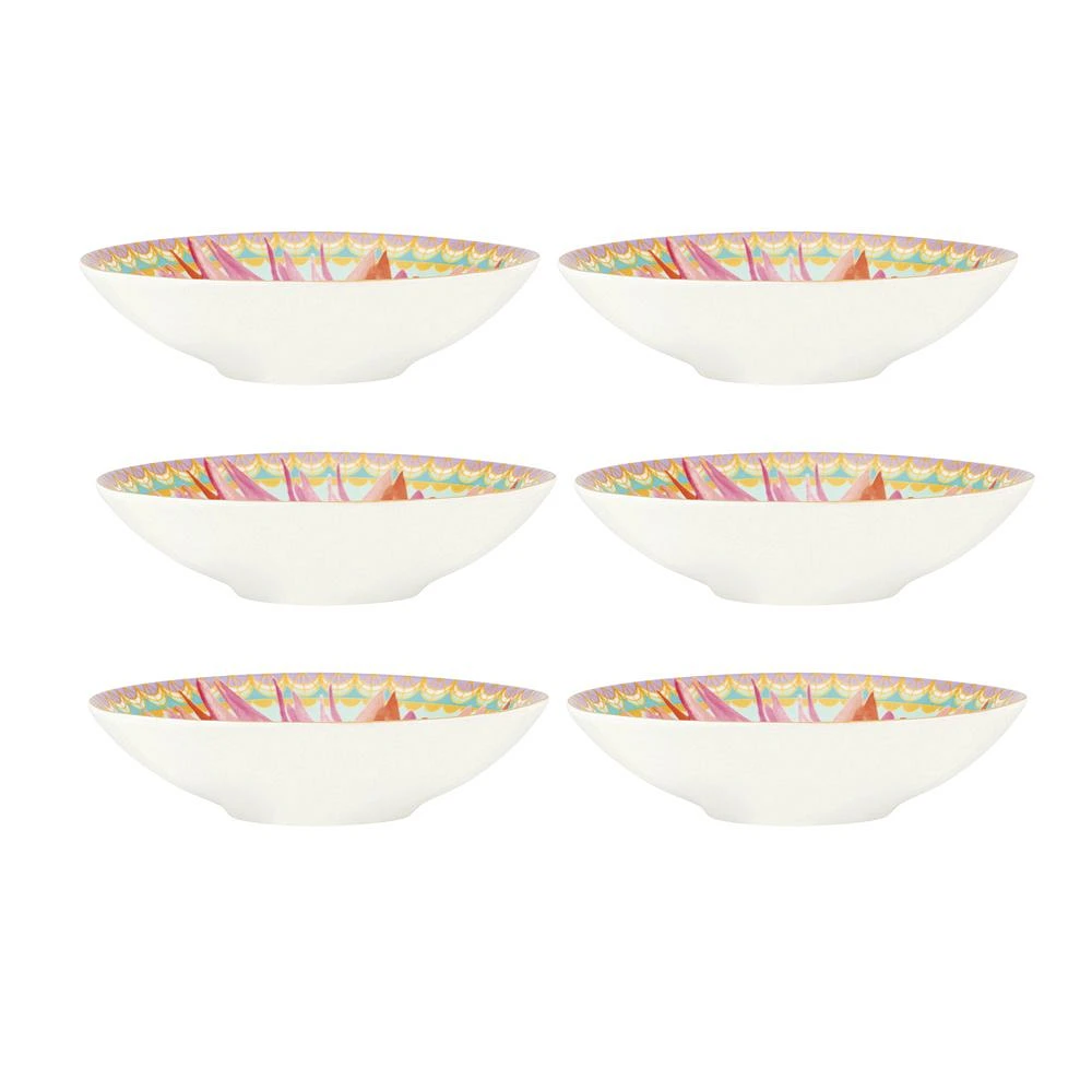 Ensemble de 6 plats ronds « Dahlia » par Maxwell & Williams (10 cm)