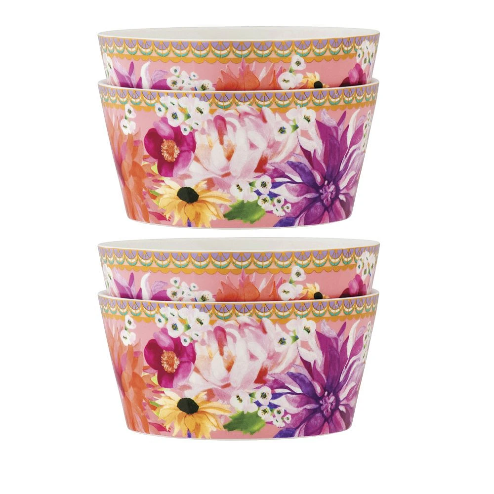 Ensemble de 2 bols roses « Dahlia » par Maxwell & Williams (12 cm)