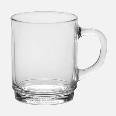 Versailles Tasses, ensemble de 6 - 260 ml, transparent