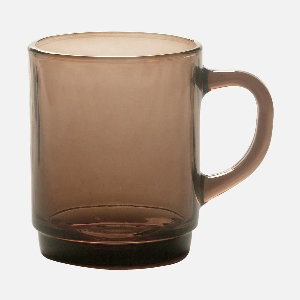 Versailles Mugs, Set of 6 - 260ml, Amber