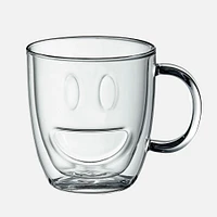 Set of 2 Double Double Smiley Mugs by Brilliant