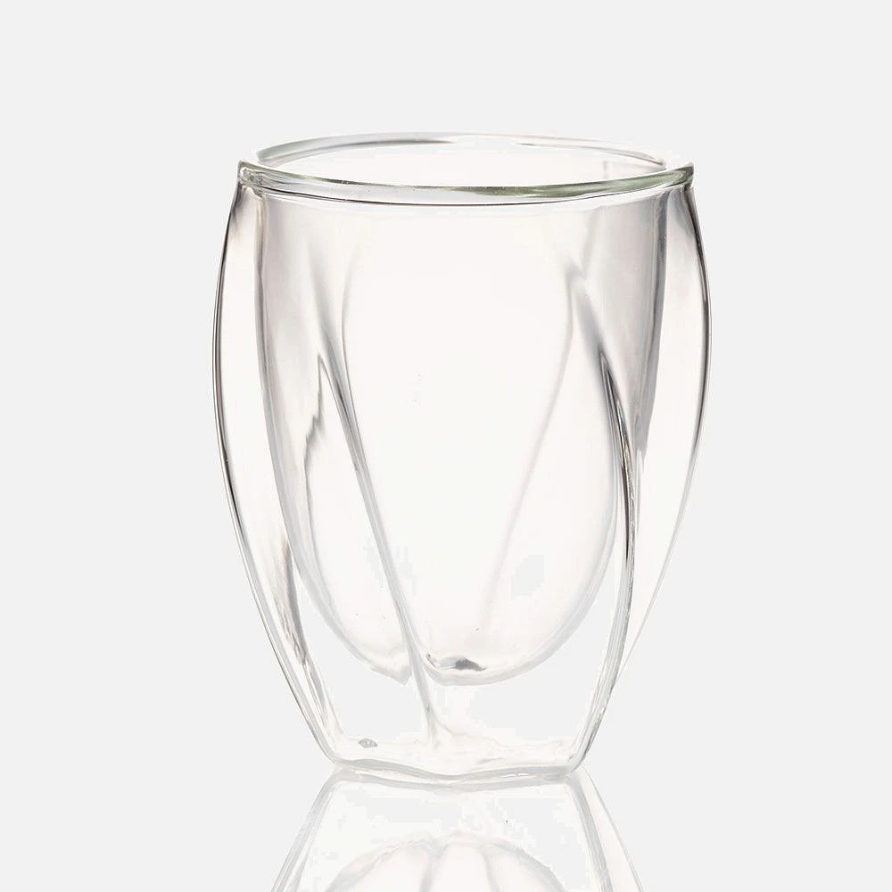 Set of 2 Double Double Twist Glasses