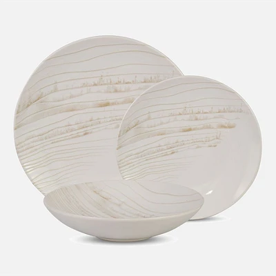 Ocean Sand 12-piece Dinnerware Set by Mesa Ceramics