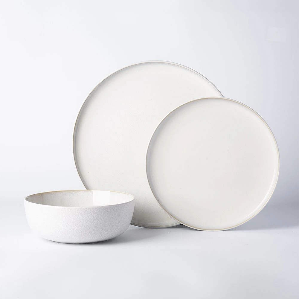 Brilliant Quartz Pure Dinnerware Set, 12 Pieces