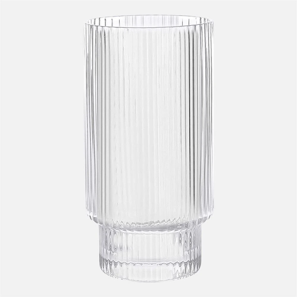 Ribbed Highball 420ml - Set of 4