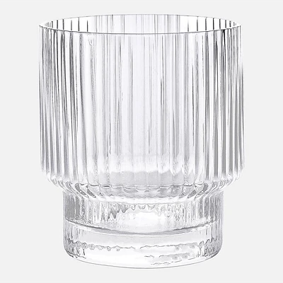 Ribbed Whisky Glass 340ml - Set of 4