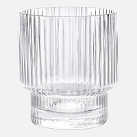 Ribbed Whisky Glass 340ml - Set of 4