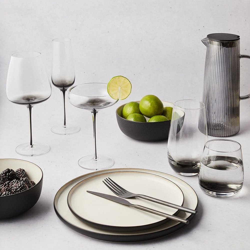 Brillant Gem Onyx Verre à vin, ensemble 4 - 540 ml