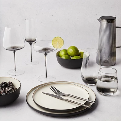 Brillant Gem Onyx Wine Glasses, Set of 4 - 540ml