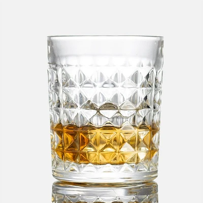 Diamant Verre à whisky, ensemble de 4 - 250 ml 