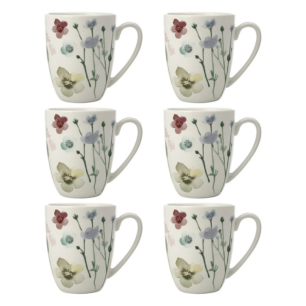 Set of 6 Wildwood Mugs by Maxwell & Williams (420 ml)