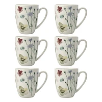 Set of 6 Wildwood Mugs by Maxwell & Williams (420 ml)