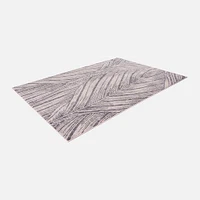 Tapis « Palms » Ivoire/gris