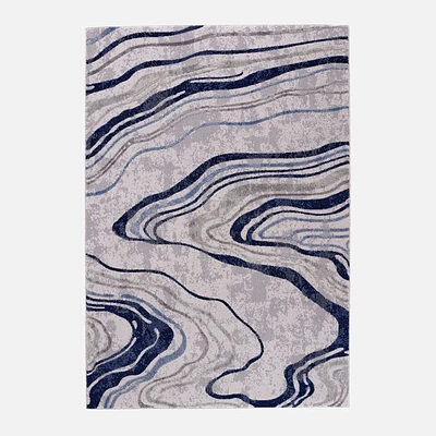 Tapis « Riverbanks » - Gris/bleu