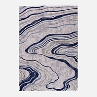 Tapis « Riverbanks » - Gris/bleu