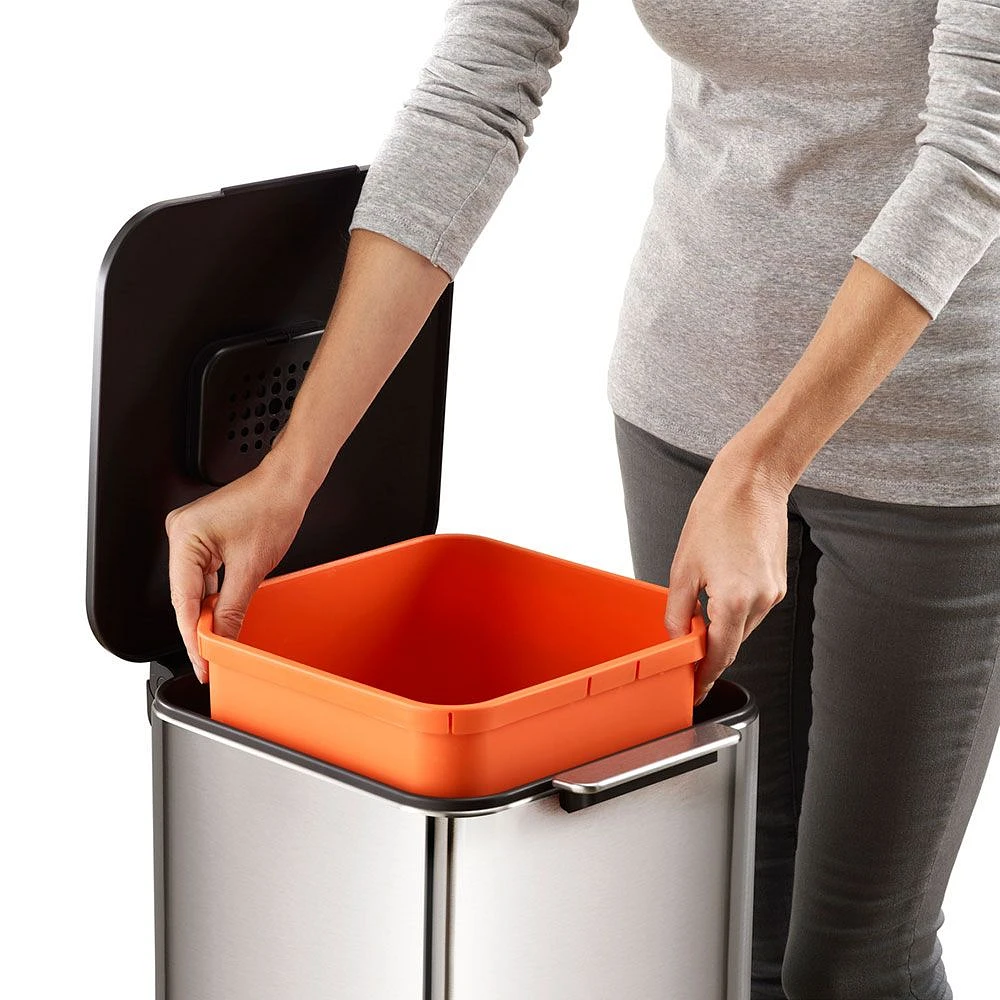 Joseph Joseph Totem™ Compact Stainless Steel Waste Bin