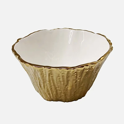 Gold Tree Bark Bowl