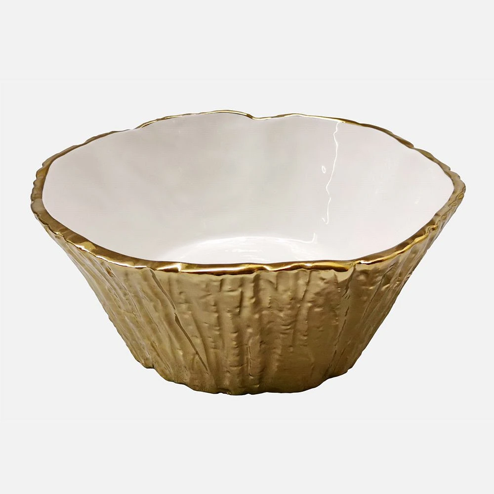 Gold Tree Bark Bowl