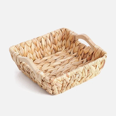 Storage Basket with Wooden Handles