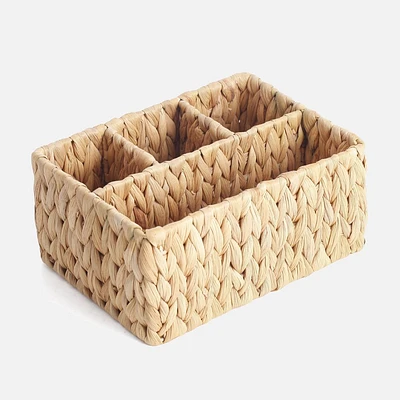 4-Section Storage Basket - Rectangular