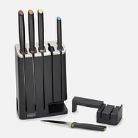 Joseph Joseph Elevate™ SlimBlock Knives Set with Sharpener, 5 Pieces