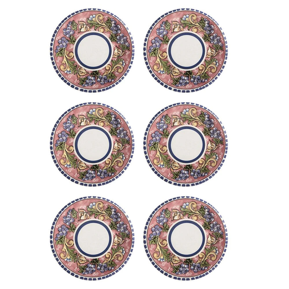 Set of 6 Salerno Plates by Maxwell & Williams (20 cm