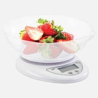 JS GOURMET Balance de cuisine digitale - Blanc