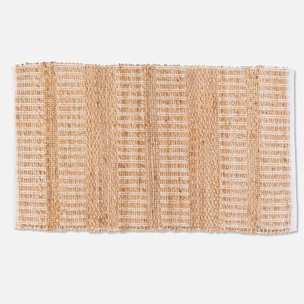 Tapis en jute écologique tissé à la main - Naturel