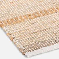 Tapis en jute écologique tissé à la main - Naturel