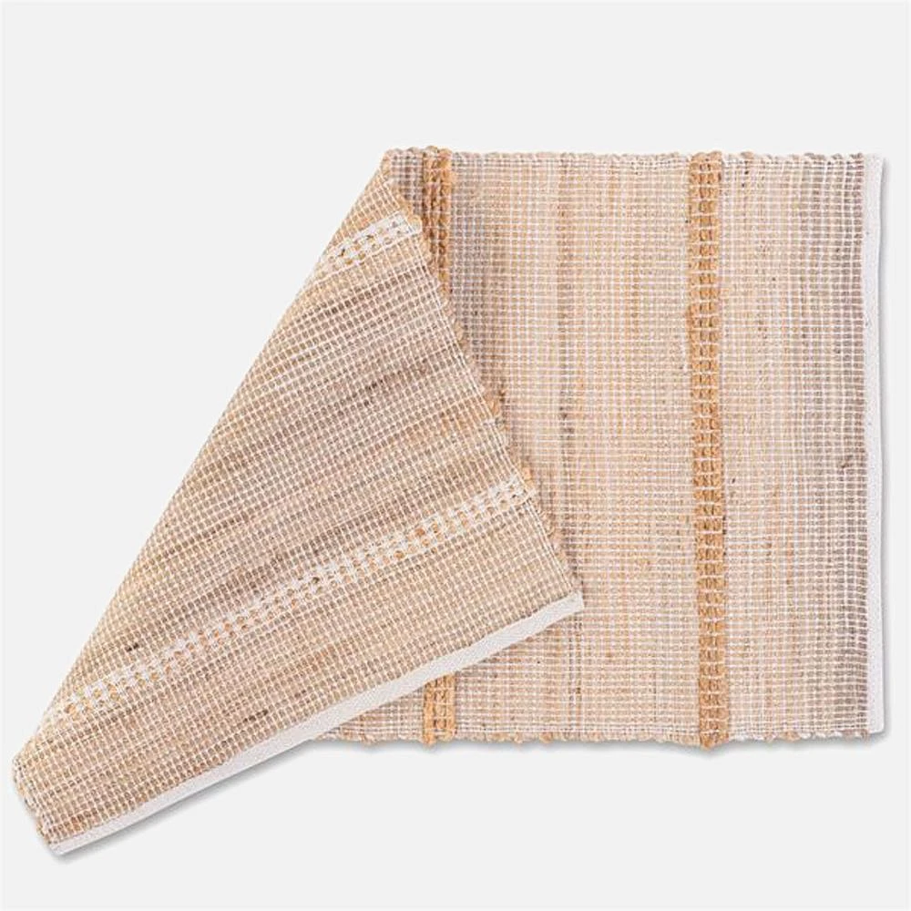 Hand Woven Eco Jute Rug - Natural