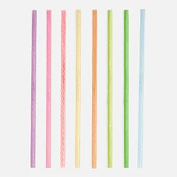 Set of 24 Rainbow Reusable Straws