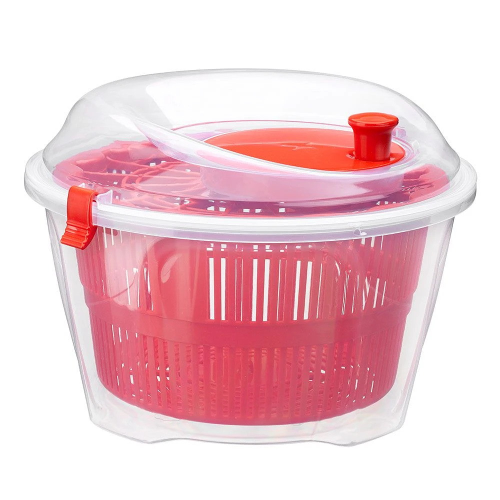 Red Salad Spinner 4.6 Qt