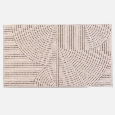 Knox Loop Tufted Washable Rug - Beige