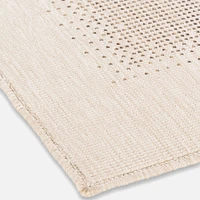 Knox Loop Tufted Washable Rug - Ivory/Gold