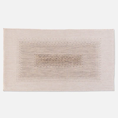 Knox Loop Tufted Washable Rug - Ivory/Gold