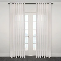 Kozani Sheer Jacquard Grommet Curtain