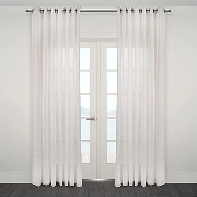 Kozani Sheer Jacquard Grommet Curtain