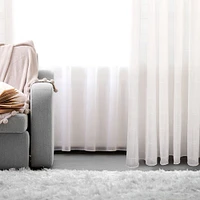 Rideau transparent jacquard « Kozani »