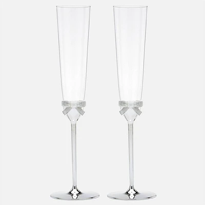 Set of 2 Champagne Flutes by Kate Spade