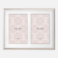 Cadre à photo double invitation « Rosy Glow » par Kate Spade