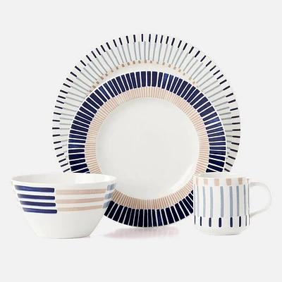 Brook Lane 16-Piece Dinnerware Set by Kate Spade