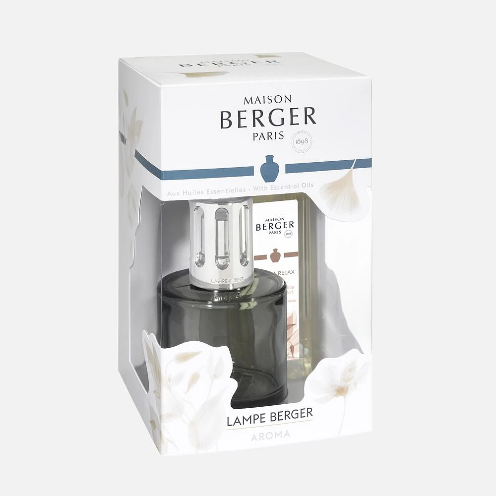 Coffret cadeau Lampe Berger Aroma Relax par Maison Berger Paris - Gris